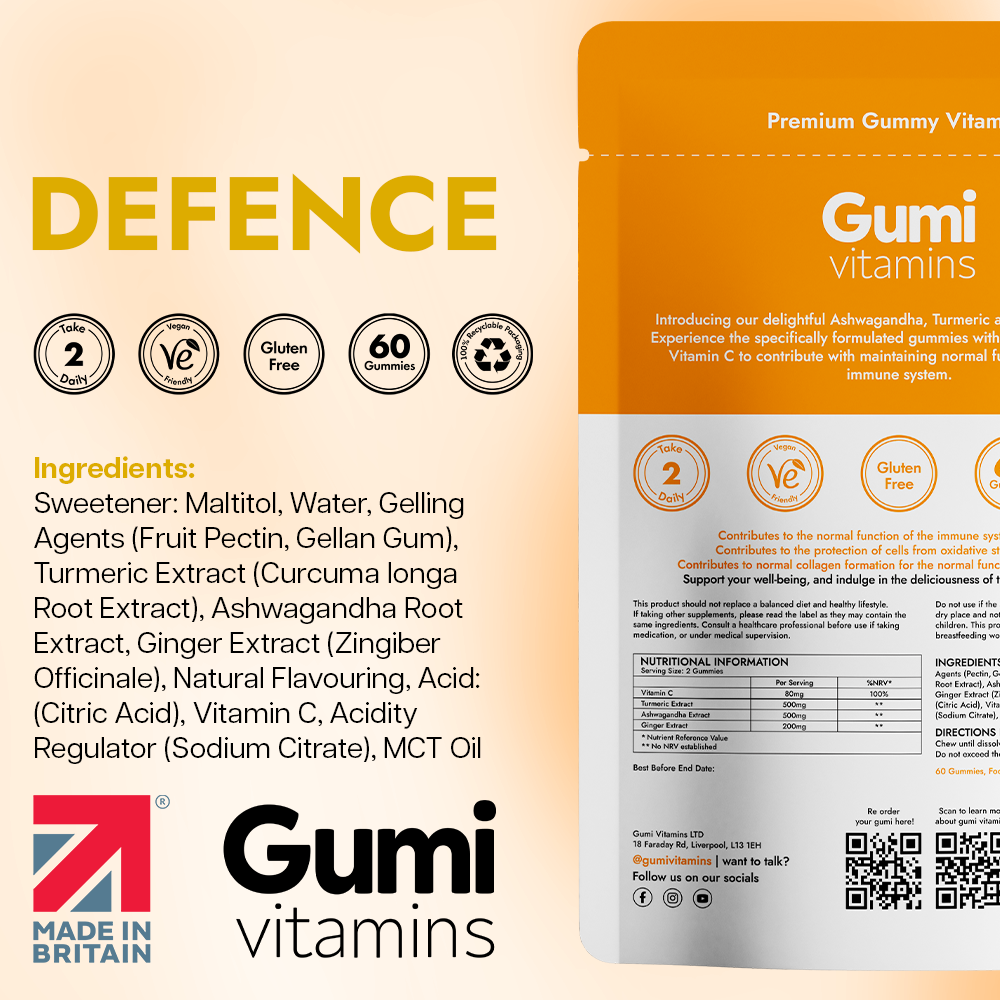 Defence - Ashwagandha, Turmeric & Ginger